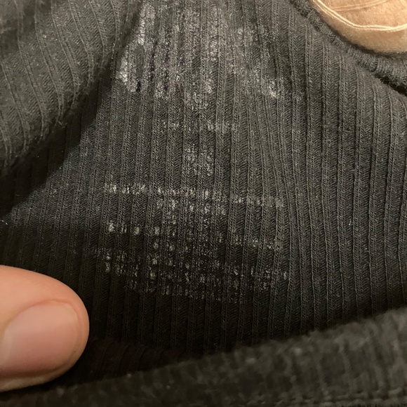 Vintage Bratz Shining Moment Rhinestone Cropped Tee Size Medium Black Y2K - Picture 3 of 4